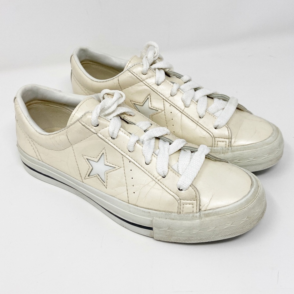 CONVERSE | Pearlescent Cream Sneaker Wmn 6